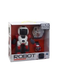 Resim Uzaktan Kumandalı Işıklı Sesli Ses Kaydı Yapan Yürüyen Robot 