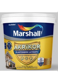 Resim Marshall Akrikor Elastomerik Ultimate Dış Cephe Boyası S7 15l 15 L 
