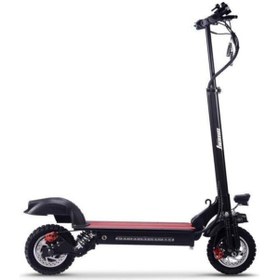 Resim Sway Çift Amortisörlü 1000w 10 Inç Elektrikli Scooter Siyah 