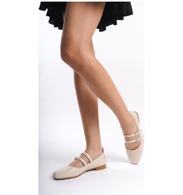 Resim Kadın Cove Krem Cilt Toka Tedaylı Kut Burun Babet-krem Cilt Krem 