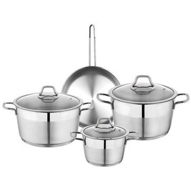 Resim Schafer Vals Çelik Tencere Seti 7 Prç Inox 