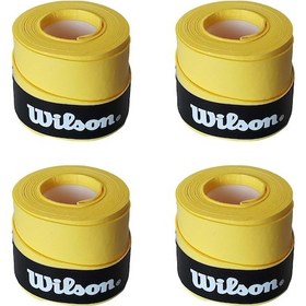 Resim Wilson Comfort Bowl O'Grips 4 Adet Grip Tenis Raketi Gribi Sarı 