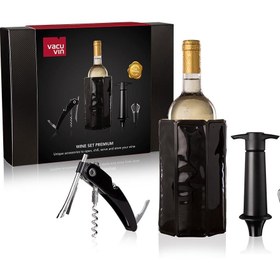 Resim Vacu Vin Premium Şarap Soğutucu Seti 4 Parça 