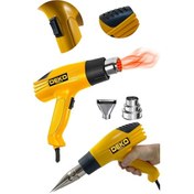 Resim Deko 3700 W Çift Kademeli 900 C° Sıcak Hava Üfleme Tabancası 