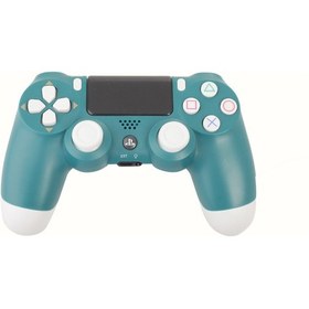 Resim PS4 Uyumlu Yeni Nesil Yeşil Beyaz Renk Oyun Kolu 