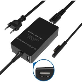 Resim İnfomax Microsoft Surface Pro 4 3 1625 Uyumlu Laptop Adaptör Microsoft 15 V 2.58 A Surface Pro Şarj Aleti 