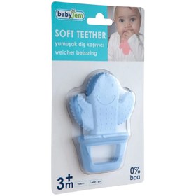 Resim Babyjem Diş Kaşıyıcı Kaktüs Mavi 