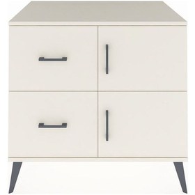 Resim Kronos Şifonyer Tek Raflı 2 Çekmeceli 2 Kapaklı 88x59x80 Aytaşı-aytaşı Aytaşı 