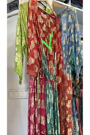 Resim MODAGK Gold Detaylı Tasarım Transparan 2 renk Kimono 