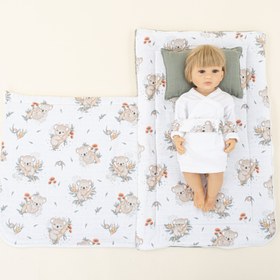 Resim Uyku Tulumu ve Yastık - Haki Muslin - Koala 