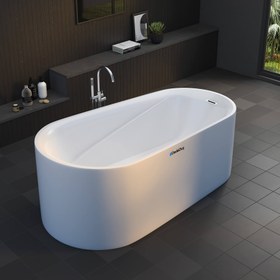 Resim Prestige Bağımsız Küvet | Jakuzi Seçenekli - 90x180 / Beyaz / 1 Kişilik 