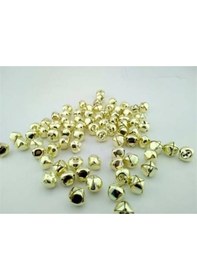 Resim Kınadunyasi 50 Adet Minik Zil Tef Zili Zilli Çubuk-Küçük Zil -Çan Minik Çan 