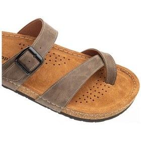 Resim Hush Puppies Apavu Anatomik Taban Hakiki Deri Erkek Terlik Vizon 