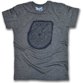 Resim Kara Kuvvetleri Logo Kadın Kısa Kollu T-Shirt - Gri Çok Renkli 