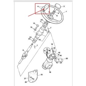 Resim 123/03842/P - Direksiyon Topuzu - 331/27411 