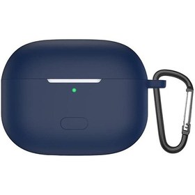 Resim Microsonic Vivo Tws 2e Mat Silikon Kılıf Lacivert 