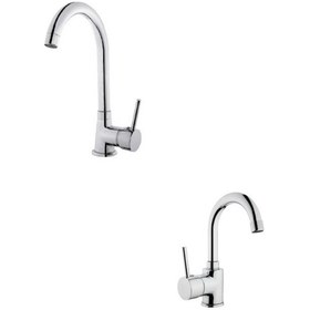 Resim Erce Delta Evye ve Lavabo Bataryası 