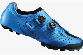 Resim Shımano XC9B MTB AYAKKABI KARBON TABAN 43 NUMARA MAVİ 27.2CM 