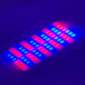 Resim Hazar Led 12 Volt 12 Ledli 3 Watt Kırmızı-Mavi Animasyonlu Çakar Modül LED (5 Adet) 