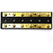 Resim 12 6p Güç Dağıtım Çift Bara Araba / Rv / Tekne İçin 12-bit Dağıtım Kutusu 