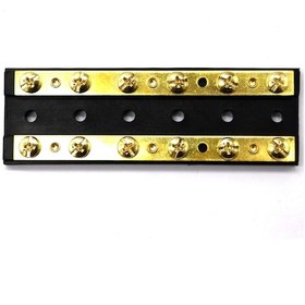 Resim 12 6p Güç Dağıtım Çift Bara Araba / Rv / Tekne İçin 12-bit Dağıtım Kutusu 