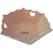 Resim Ahşap Kalpli Ekmeklik E330 