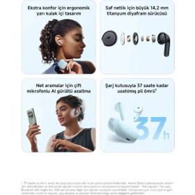 Resim Xiaomi Redmi Buds 8 Active Tws Kulak Içi Bluetooth Kulaklık - Siyah 