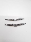 Resim CybillStore Thunderbird Kartal Metal Krom Arma Amblem Yapıştırmalı 2'li 