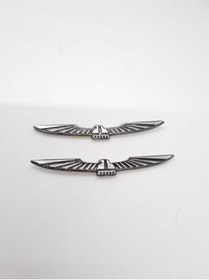 Resim CybillStore Thunderbird Kartal Metal Krom Arma Amblem Yapıştırmalı 2'li 