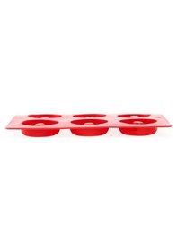 Resim Excellentt Houseware Silikon Donut Kalıbı - Kırmızı - 27,5x17 Cm Renkli 
