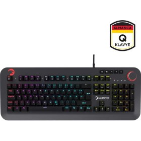Resim Gamepower Starscream 60M Rgb Kırmızı Switch 60 Milyon Almanca Q USB Suya Dayanıklı Optik Mekanik Gaming Klavye 