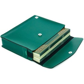 Resim 30 Cüz Suni Deri Çantalı Rahle Boy Kuranı Kerim - Yeşil 