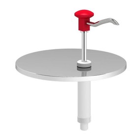 Resim Kalando KD-010 Basmalı Sos Pompa Ünitesi, 9-10 L Kovalar ile Uyumlu, 28.5 cm, Kırmızı 