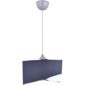 Resim Elips 2 Katlı Kumaş Pasta Avize Çocuk Odası Yatak Odası Salon Mutfak Hol 