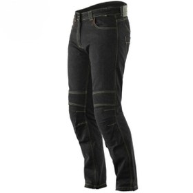 Resim ebakbak Motosiklet Pantolonu Likralı Esnek Kumaş Korumalı Kevlar Kot Motor Pantolon Jean Siyah 