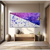 Resim Mürekkep Patlaması Kanvas Tablo 