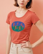 Resim Anason Ateşi Geniş Yaka Tişört 