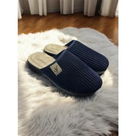 Resim Kumaş Kışlık Bella Nakışlı Mevsimlik Erkek Ev Terliği Çeyiz Bohça Seti 