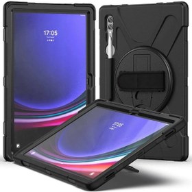Resim Cosmotex Newface Samsung Galaxy Uyumlu X930 Tab S11 Ultra 14.6 Kılıf Amazing Tablet Kapak - Siyah 
