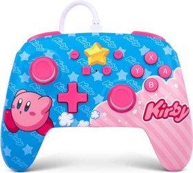 Resim PowerA Nintendo Switch için PowerA Gelişmiş Kablolu Kumanda - Kirby, Pembe/Mavi 