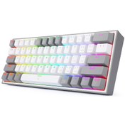 Resim Redragon K617 Fizz RGB Red Switch Mekanik Klavye 