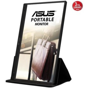 Resim Asus 15.6" Zenscreen Mb166c 60hz 5ms Typec + Usb 1920x1080 Ips Mat Taşınabilir Usb Monitör 