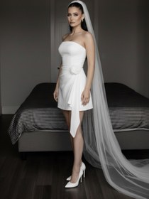 Resim Paradise Collection Moda Evi Mini Gelinlik 2026 
