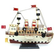 Resim Huramarketing Metal Gemi Biblo Dekoratif Hediyelik 
