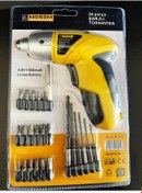 Resim Meşem Meşem24 Parça Şarjlı Tornavida Seti 4.0v 1500mah Li-on Battery Şarjlı Tornavida Seti 