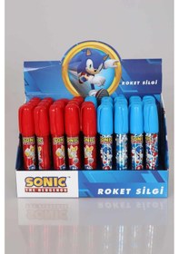 Resim Lisanslı Sonıc Mekanik Roket Silgi 