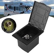 Resim Acouto Dayanıklı Anti-Ilow Sürdürülebilir inç Ev Tekne Açık 1 Parça 1/2 Seyahat Siyah Tutkusu Kutu Pamukçusu 