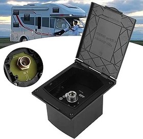 Resim Acouto Dayanıklı Anti-Ilow Sürdürülebilir inç Ev Tekne Açık 1 Parça 1/2 Seyahat Siyah Tutkusu Kutu Pamukçusu 