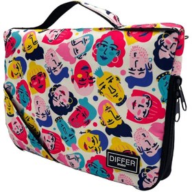 Resim Differ Studio 10'' & 11'' Inç Uyumlu Insan Desen Su Geçirmez Unisex Ipad Tablet Çantası Kılıfı 