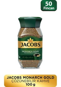 Resim Jacobs Monarch Gold Granül Kahve Cam Kavanoz 100 G 